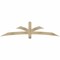 Ekena Millwork Davenport Rough Sawn Timber Gable Bracket, Douglas Fir, 84"W x 21"H x 4"D x 4"F, 6/12 Pitch GBW084X21X0404DAV00RDF - alternate 1